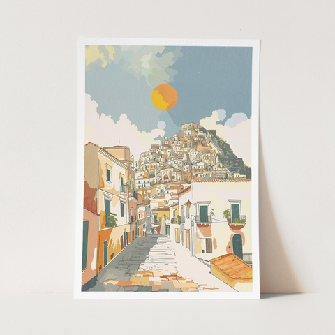 Stampa Talia - Scirocco - Illustrazione 21 x 29,7