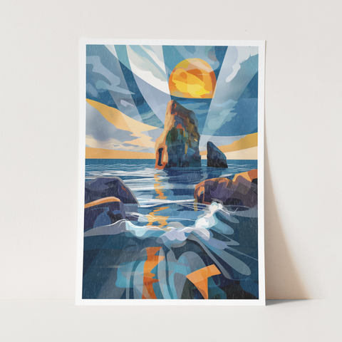 Stampa Talia - Ciclopi - Illustrazione 21 x 29,7