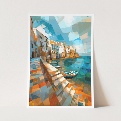Stampa Talia - Brezza - Illustrazione 21 x 29,7