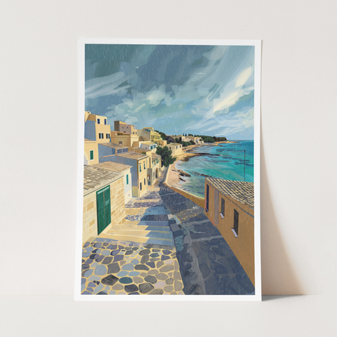 Stampa Talia - Moletto - Illustrazione 21 x 29,7