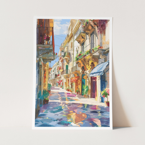 Stampa Talia - Ὀρτυγία - Illustrazione 21 x 29,7
