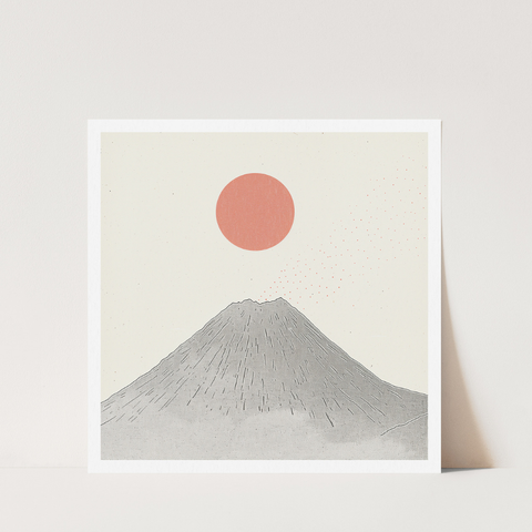 Stampa Talia - A picco - Illustrazione 21 x 21