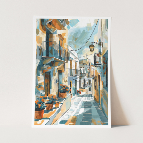 Stampa Talia - Basole - Illustrazione 21 x 29,7