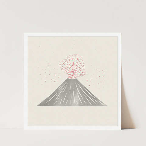 Stampa Talia - Voragine - Illustrazione 21 x 21