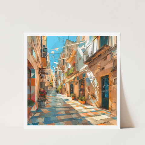 Stampa Talia - Corso Antico - Illustrazione 21 x 21