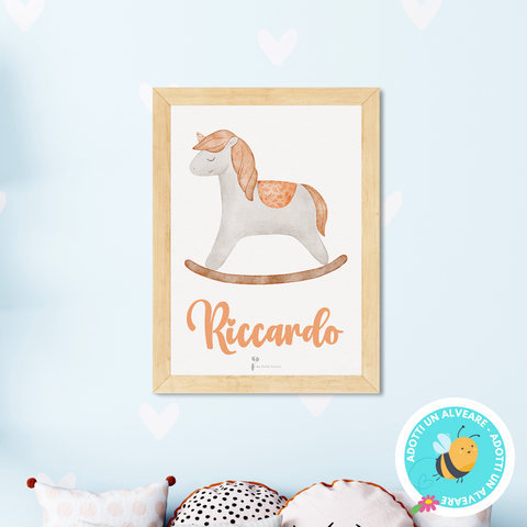 Poster Nome - Cavallino