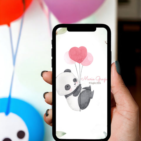 Invito digitale personalizzato per Battesimo, Compleanno