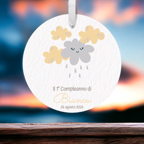 Tag personalizzato per Bomboniere Battesimo o Compleanno