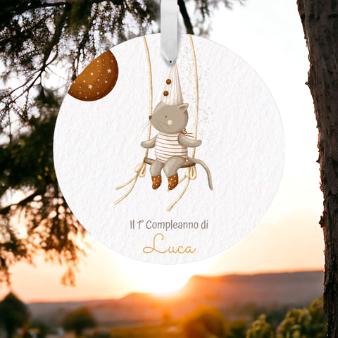 Tag personalizzato per Bomboniere Battesimo o Compleanno