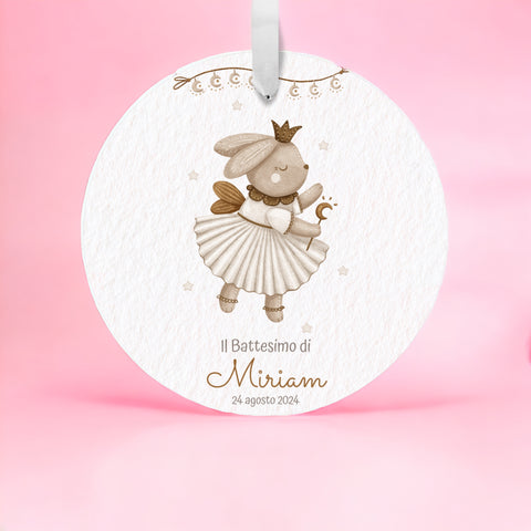 Tag personalizzato per Bomboniere Battesimo o Compleanno
