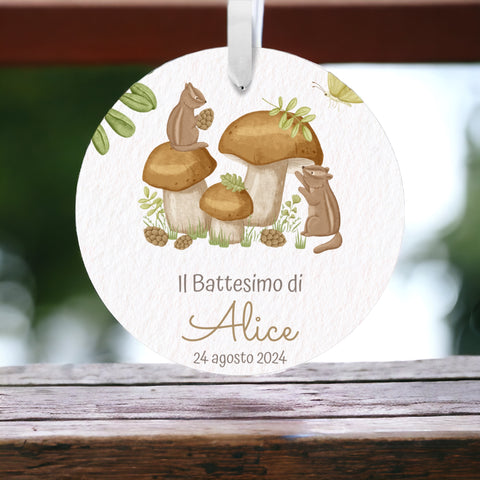 Tag personalizzato per Bomboniere Battesimo o Compleanno