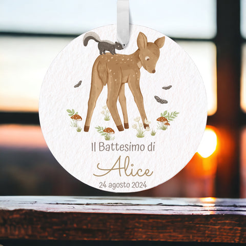 Tag personalizzato per Bomboniere Battesimo o Compleanno