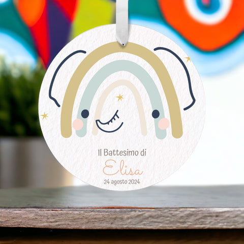Tag personalizzato per Bomboniere Battesimo o Compleanno
