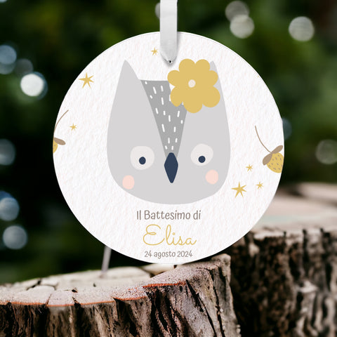 Tag personalizzato per Bomboniere Battesimo o Compleanno