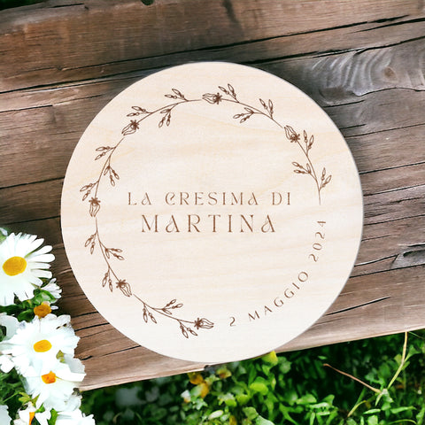 Calamite personalizzate in legno - Segnaposto o Bomboniere per Cerimonie