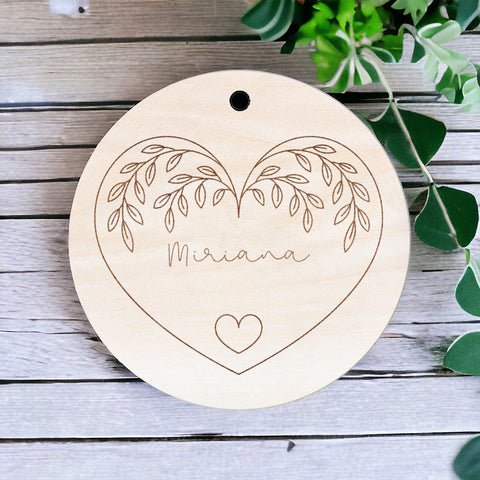 Tag personalizzati in legno per Bomboniere