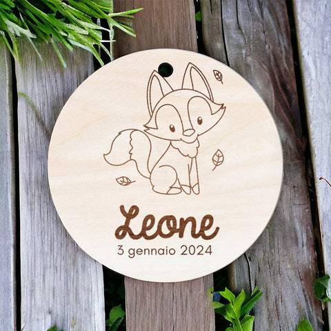 Tag personalizzati in legno per Bomboniere